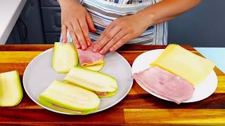 Din 2 dovlecei va ies cam 7 bucati mari de snitele delicioase! Reteta perfecta pentru vara!