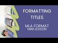Formatting and Identifying Long Works