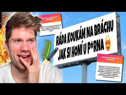 ČTU VAŠE ANONYMNÍ PŘIZNÁNÍ #18! HOŇ*A PŘED SESTROU, DRÁŽDĚNÍ AN*LKU A HŘEBEN VE V*GÍNĚ 😳