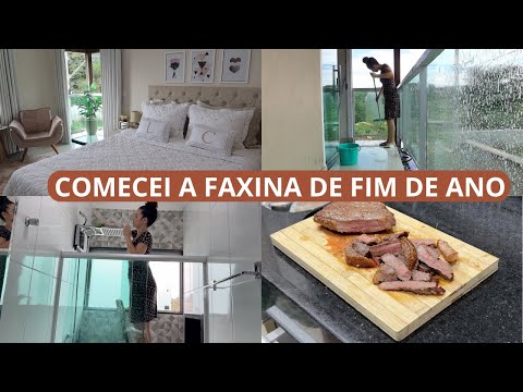 FAXINA DETALHADA, COMO LIMPO OS REJUNTES, LIMPEZA DOS VIDROS, CHURRASCO NA AIR FRYER E SHOPPING