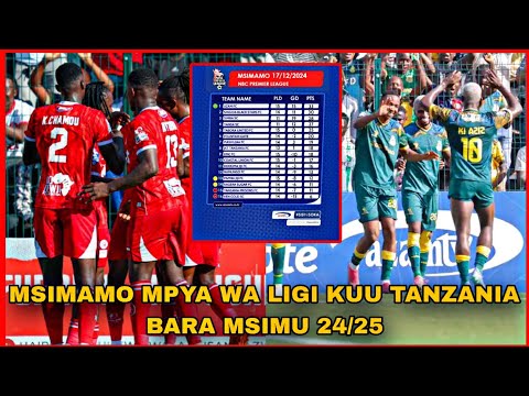 MSIMAMO MPYA WA LIGI KUU TANZANIA BARA MSIMU 24/25