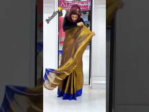 ๐ฑ๐ฑ beautiful TISSUE silk ready to wear saree.1600๐๐