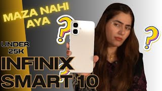 Infinix Smart 10 Full Review (Android 15, 120 Hz, AI Features) Under 25k