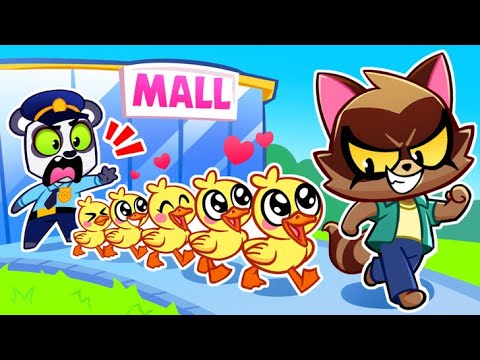 Five Little Ducks ๐ฅ๐ฅ๐ฅ๐ฅ๐ฅ Funny Videos For Kids by Paws & Play ๐ป