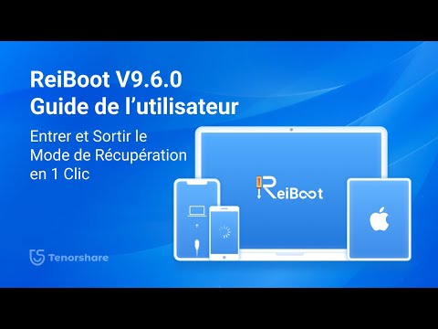 Guide iOS 26 Tenorshare ReiBoot : Entrer / Sortir le mode récupération en 1 clic
