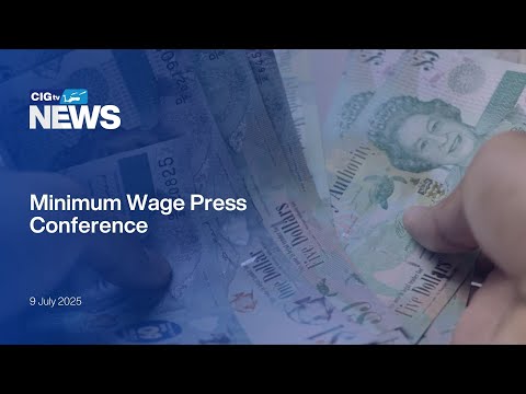 YouTube video thumbnail: Cigtv News Brief | Minimum Wage Press Conference 