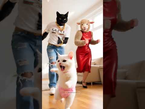🐱💣🐑Kitten and the Monster Cat Attack💥#animation #supercattales #catfunny #cat #supercattalespaws