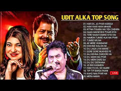 Evergreen 90’S Old Hindi Songs💘 90s Love Song💘 Udit Narayan, Alka Yagnik, Kumar Sanu Bollywood song