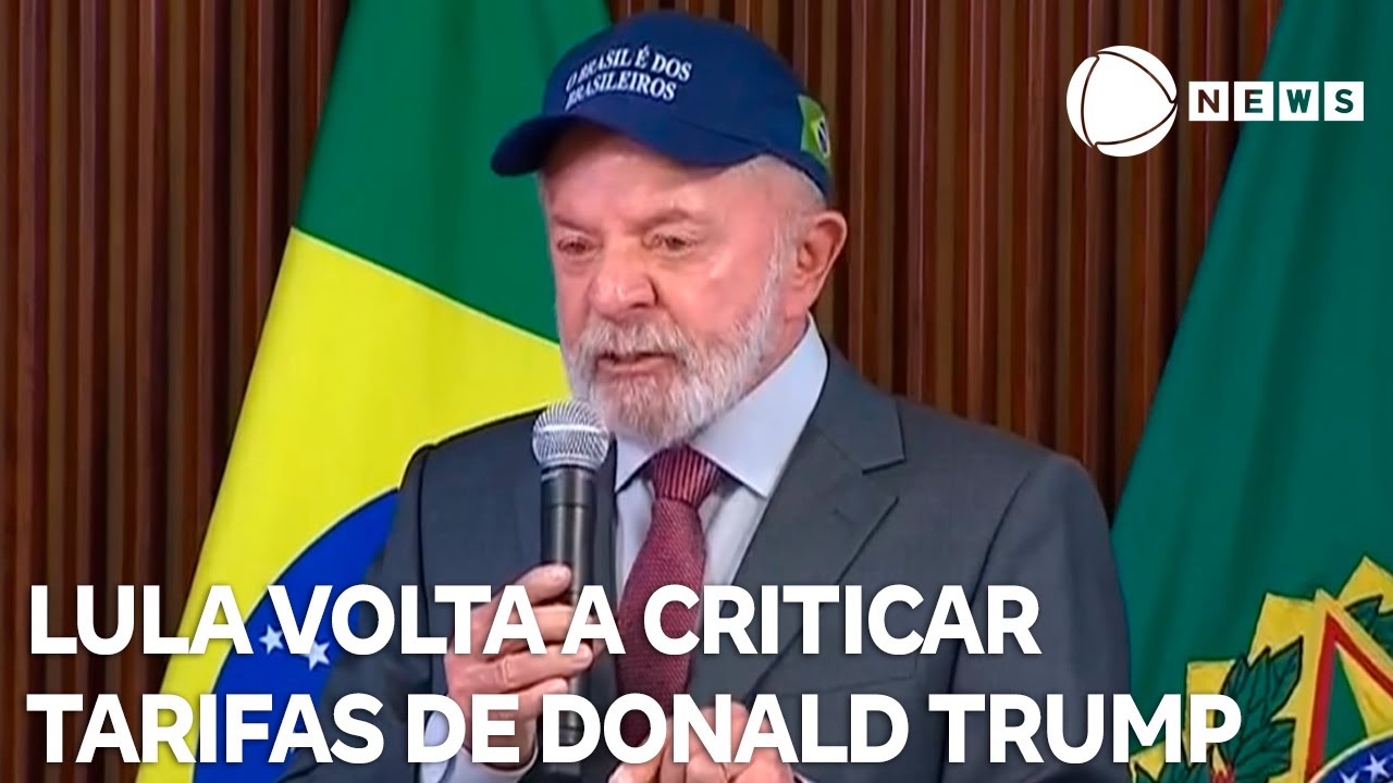 Presidente Lula volta a criticar tarifas de Donald Trump