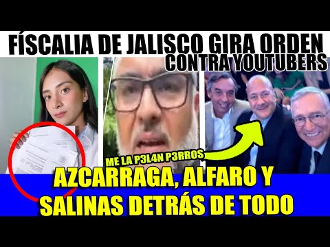 FISCALIA DE JALISCO LE CAE AL PRIMER YOUTUBER ¡ME LA PEL4 SALINAS! VICENTE SERRANO