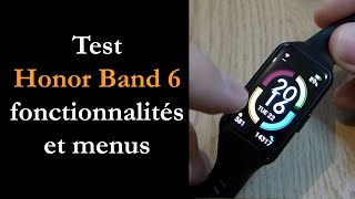 Vido-test sur Honor Band 6