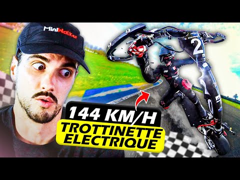 J’ai ATTEINT 144 KM/H en Trottinette Électrique au Mans ! 😱