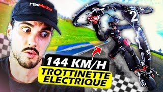 J’ai ATTEINT 144 KM/H en Trottinette Électrique au Mans ! 😱