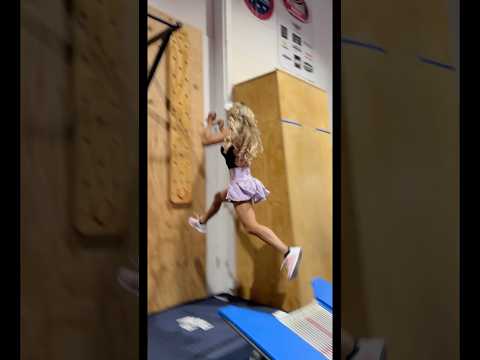 She FLEW Into a Pegboard 🥷🏽🛫 #shorts #ninjawarrior #fitness