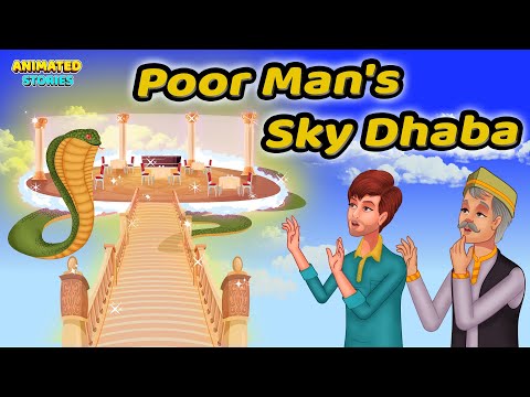 POOR MAN'S SKY DHABA | English Moral Stories | English Fairy Tales | Heart Touching Story | Cartoon