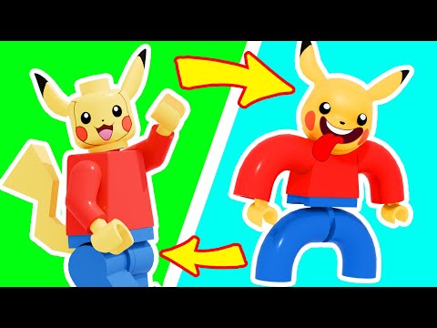 Pokemon Pikachu LEGO - Funny Creations for Kids!