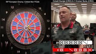 IDF European Champ. Cricket Men Finale / 
Krcmar Boris (CRO) VS Ozbolt Danijel (CRO)