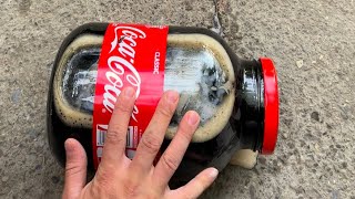 Breaking rainbow glass bottles ⚠️🔥 Crushing Crunchy & Soft Things !
