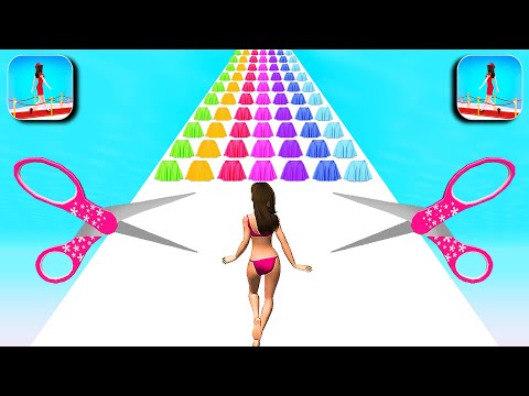 Satisfying Mobile Games Playing 1001 Levels  Clothes Run, Smile Rush, Girl Rider X66W100