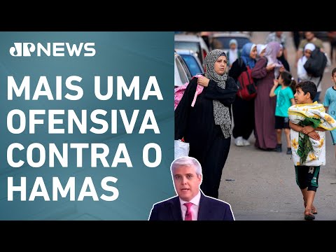 Israel ordena deslocamento de 170 mil pessoas na Faixa de Gaza; Marcelo Favalli analisa