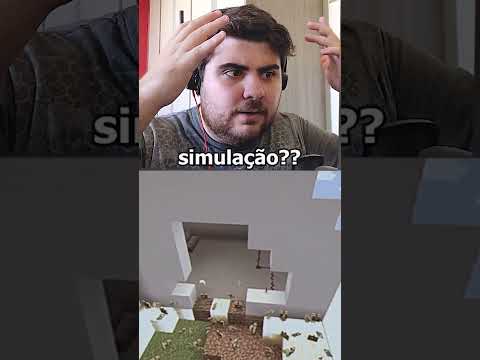 Flavin Vivendo na SIMULAÇÃO MINECRAFT!! #reacao #memes #minecraft