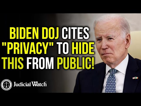 Biden DOJ Cites "Privacy" to Hide This From Public!