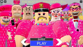 All Barbie Bosses Mode! Barry's Prison Run Full Gameplay