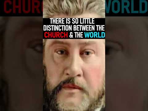 There is so Little Distinction Between the Church and the World - Charles Spurgeon Sermon #shorts