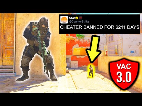 VACnet 3.0 BANS CHEATER FOR 6211 DAYS! - CS2 BEST MOMENTS