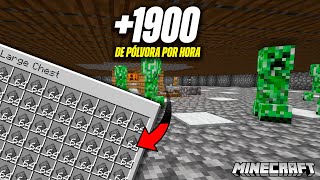 Tutorial: Granja de Creepers FÁCIL y Automática (Sin Gatos) para Minecraft 1.21 (Minecraft Java)