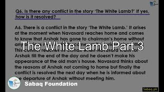 The White Lamb Part 3