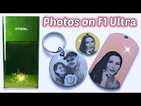 Engraving Photos on xTool F1 Ultra with Fiber Laser