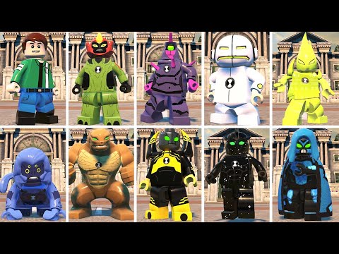 All Ben 10 Alien Force Character Transformations in LEGO DC Super-Villains