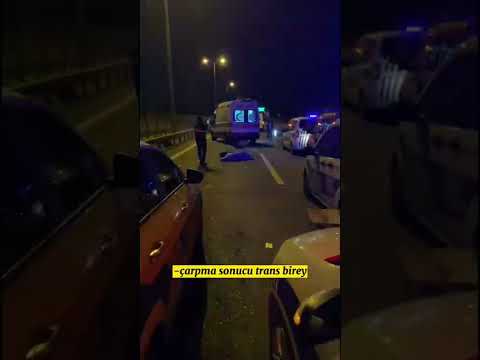 Herkesin merak ettiği o kaza (araba parçalandı)