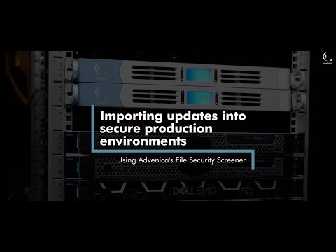 Use case: importing updates into secure production environments