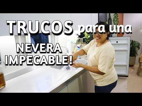 🟣 Cómo Limpiar tu NEVERA por Partes y sin hacer tanto Esfuerzo? | COMIDA PODRIDA en tu REFRIGERADOR?