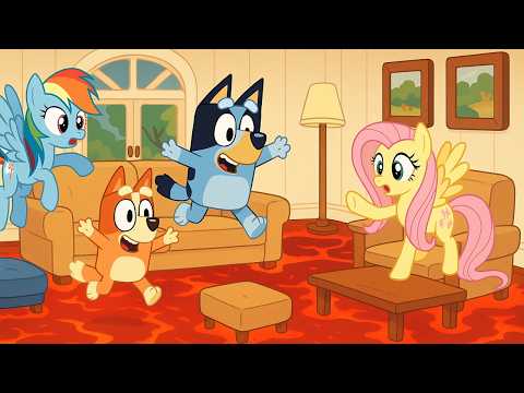AVENTURAS DE FÉRIAS na CASA DA BLUEY (Bluey the Videogame) #LuliRarity