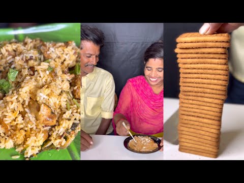 How to make Chicken Briyani and Biscuits halwa Week 1 Recipes | ASMR COOKING |