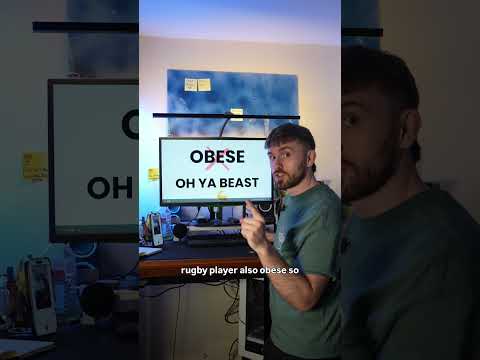 I have to come clean , I am obese