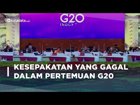 Dua Poin yang Bikn Alot Pertemuan Jalur Keuangan G20, Apa Saja? | Katadata Indonesia
