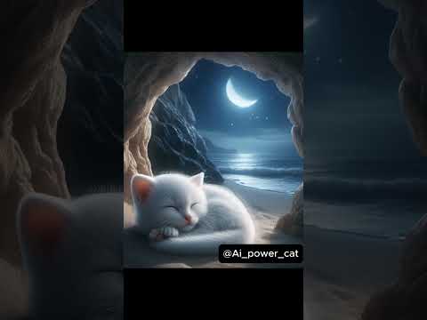 The kitten was saved by his turtle friend#cat #shortvideo #animation