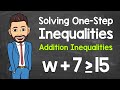 Understanding One-Step Addition Inequalities