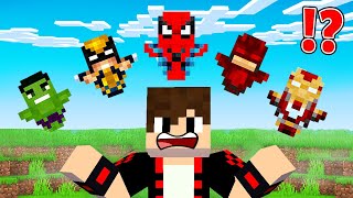 ماين كرافت : جربت توتم الأبطال الخارقين ولكن الحظ اسطوري !!؟ 🔥😱