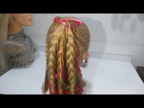 Como Fazer um Penteado com Trança para Festa Junina