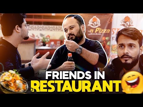 Friends in Restaurant be like | Comedy Sketch