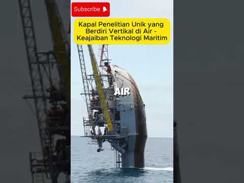 Kapal Penelitian Unik yang Berdiri Vertikal di Air - Keajaiban Teknologi Maritim