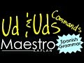 Forming Commands in Spanish
