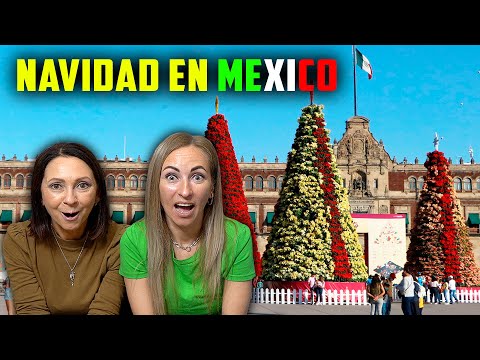 😱 MAMÁ RUSA IMPRESIONADA con NAVIDAD en MÉXICO 🇲🇽