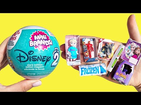 Opening Disney Mini Brands and Diy miniature crafts !!!