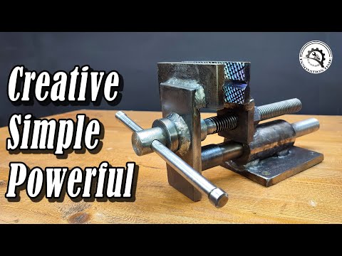 Handmade vise for beginner || DIY Tools Idea